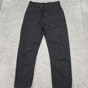 G-Star RAW Womens C-Staq Denim Pants Black 3D Boyfriend Crop Size 29 Casual